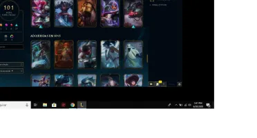 CONTA GOLD 3 LOL COM 101 SKINS E VARIOS ICONES