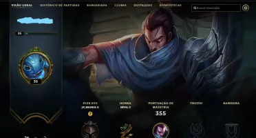 Vendo conta de lol com mais de 1100 reais em skin