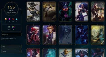 Vendo conta de lol com mais de 1100 reais em skin
