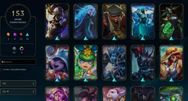 Vendo conta de lol com mais de 1100 reais em skin