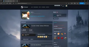 Conta Steam 7 Anos com Insígnia de Lealdade