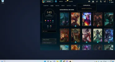 Vendo minha conta da steam e conta da epic e conta do lol