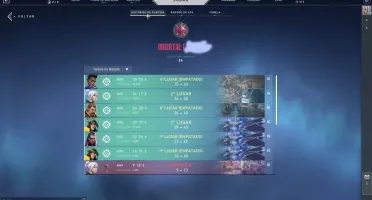 Valorant Imortal 1 - LOL nivel 180