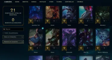 Conta Platina 4 | 60% Win - Lol (League Of Legends) Elomoon