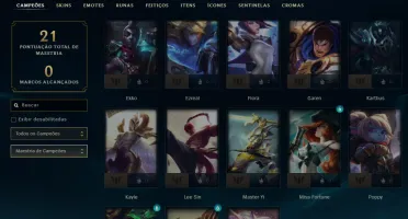 Conta Platina 4 | 60% Win - Lol (League Of Legends) Elomoon