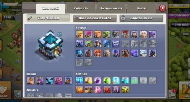 Conta Clash of Clans CV 13 com 3 skins