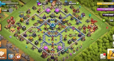Conta Clash of Clans CV 13 com 3 skins
