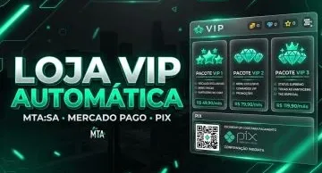 Script Painel Loja VIP Automática In-Game para Servidor MTA: