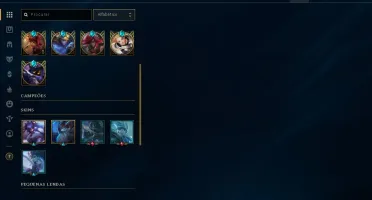 Conta LOL 94 skins, unranked. Lvl388