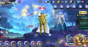 Conta Saint Seiya Awakening Servidor 131 sem vínculo