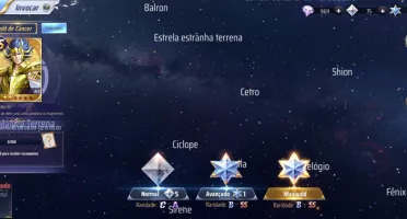 Conta Saint Seiya Awakening Servidor 131 sem vínculo