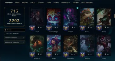 Ferro 4 com TODOS os Champs e 277 Skins (Mais de 300 Jogos)