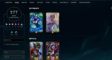 Ferro 4 com TODOS os Champs e 277 Skins (Mais de 300 Jogos)