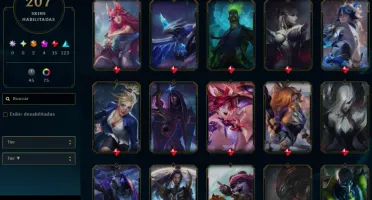 CONTA LOL & TFT ● 207 SKINS (2 PRESTIGIOS) ● OURO IV ● MT+++
