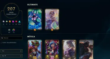 CONTA LOL & TFT ● 207 SKINS (2 PRESTIGIOS) ● OURO IV ● MT+++