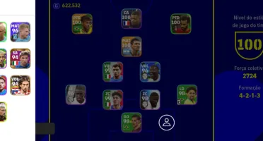 Conta eFootball / Pes Mobile com Messi, Neymar, Maradona