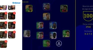 Conta eFootball / Pes Mobile com Messi, Neymar, Maradona