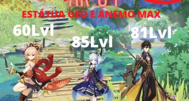 ✨✨AR 54/AYAKA ⭕C1⭕/ZHONGLI/YOIMIYA/ E OUTROS T5✨✨✨