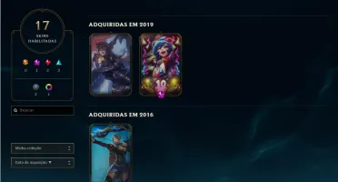 Conta LoL Diamante 4 75% winrate