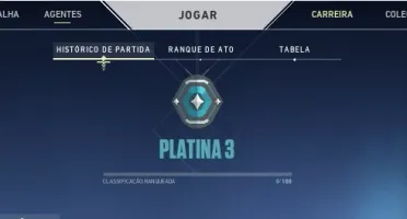 CONTA VALORANT PLAT3 , MMR ALTO , MUITAS SKINS