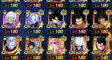 Conta Dokkan Battle - Maioria Dos Personagens Atuais Farmado