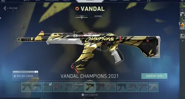 Conta valorant com pacote champions e várias skins