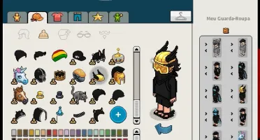 CONTA HABBO COM MUITOS VISUAIS RAROS, TOTEM COMPLETO