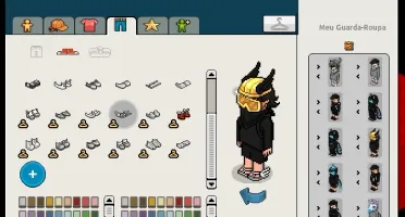 CONTA HABBO COM MUITOS VISUAIS RAROS, TOTEM COMPLETO