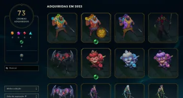 MMR Platina Todos os campeões 150 skins 70 cromas e +150k EA