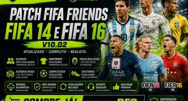 FIFA 14 E 16: FRIENDS V1 | FRIENDS v10 + Fix 10.2 Vitalício