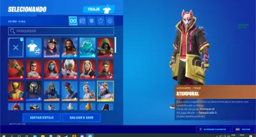 Conta com passes da Temporada 3 até Capitulo 2 Completos!