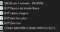 Pack Robô IQ option, binary e Deriv + de 20 robos