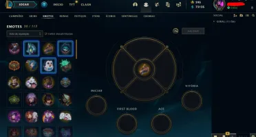 Conta Mestre League of Legends