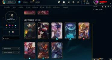 Conta Mestre League of Legends