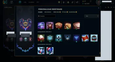 Conta LoL Diamante 1 | 314 Skins | 246k EA | Nível 478 |