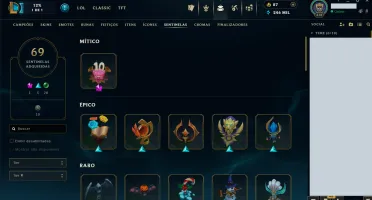 Conta LoL Diamante 1 | 314 Skins | 246k EA | Nível 478 |