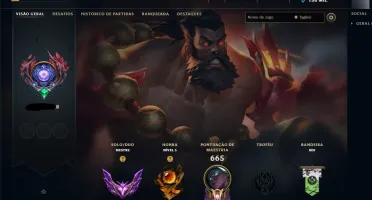 Conta Mestre + 500 Pdl Full Champions 292 Skins Full Acesso