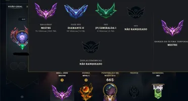 Conta Mestre + 500 Pdl Full Champions 292 Skins Full Acesso