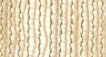 Fita de Juta 7510 Natural e Ouro 1 cm - Rolo 10 m