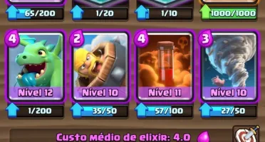 Conta Clash Royale 4300 troféus,deck golem upado!!