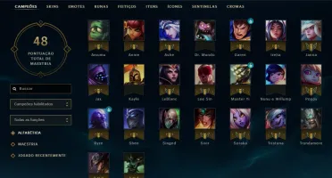 Conta League of Legends Unranked