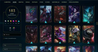 Prata 3 com TODOS os Champs e 183 Skins ( ADC / SUP / JG )
