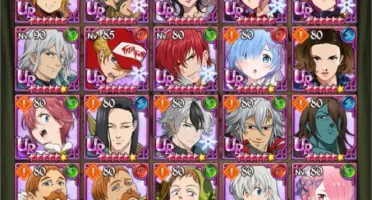Conta The Seven Deadly Sins - Grand Cross 800+ diamantes