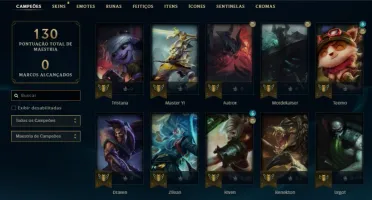 CONTA LOL - PRATA 2, 50 Champs, 30 Skins