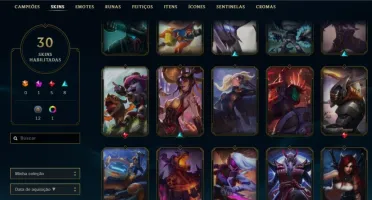 CONTA LOL - PRATA 2, 50 Champs, 30 Skins