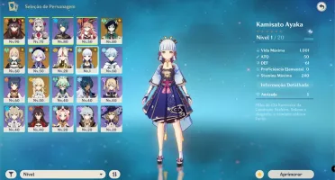 AR50 AYAKA, HUTAO C1+ HOMA, VENTI, JEAN, QIQI