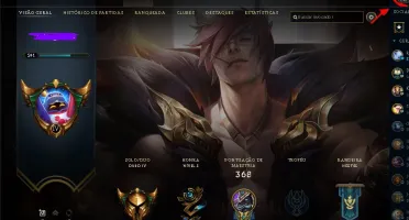 BARATO ✅ OURO 4 ✅ 57 Skins ✅ NV 241 ✅ Honra 3 ✅ 117 CHAMPS ✅