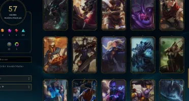 BARATO ✅ OURO 4 ✅ 57 Skins ✅ NV 241 ✅ Honra 3 ✅ 117 CHAMPS ✅