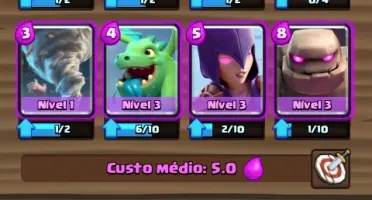 Conta Clash Royale Nvl 9