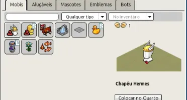 Conta Habbo 2012 Mais Raro Chapéu Hermes